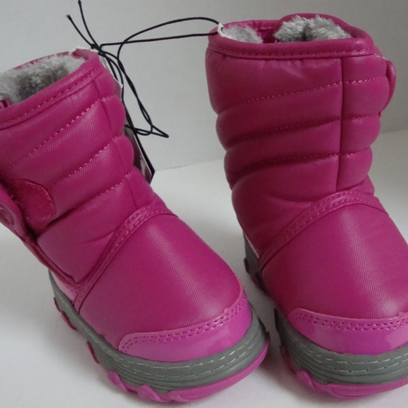 KHOMBA TODDLER PINK SNOW BOOTS 5M - Picture 3 of 6
